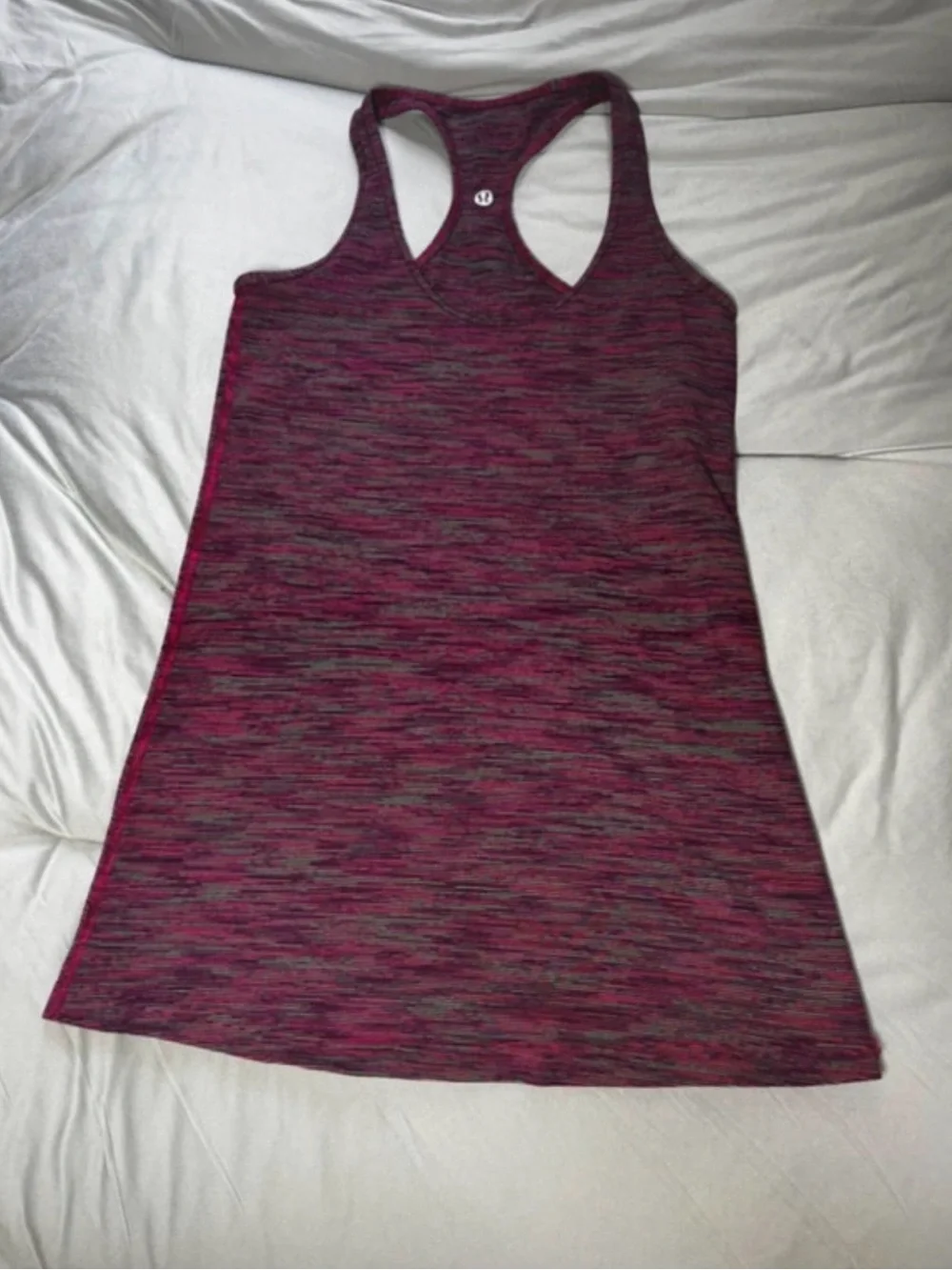 Lululemon Women’s Pink Striped Racerback Tank Top
